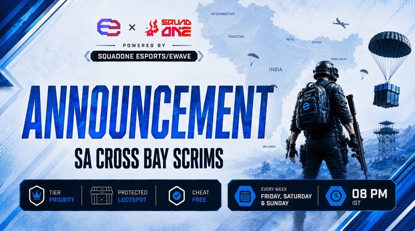 South Asia Cross-Bay Scrims Announcement